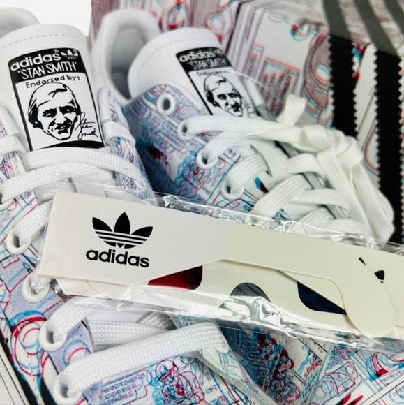 Adidas x Disney Stan Smith Mickey Mouse 3D Limited Edition Shoes FW2911 Size 9 - Picture 8 of 11